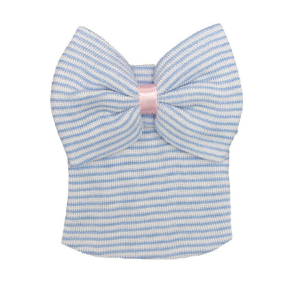 Niedliche Schleife Knoten gestrickte Pullover Baby Mütze