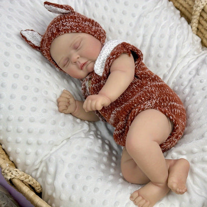20 Zoll 3D-Haut weicher Körper schlafende Reborn Puppe - Peaches