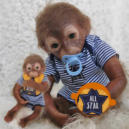 20 Zoll Reborn Affe Baby Puppe Junge