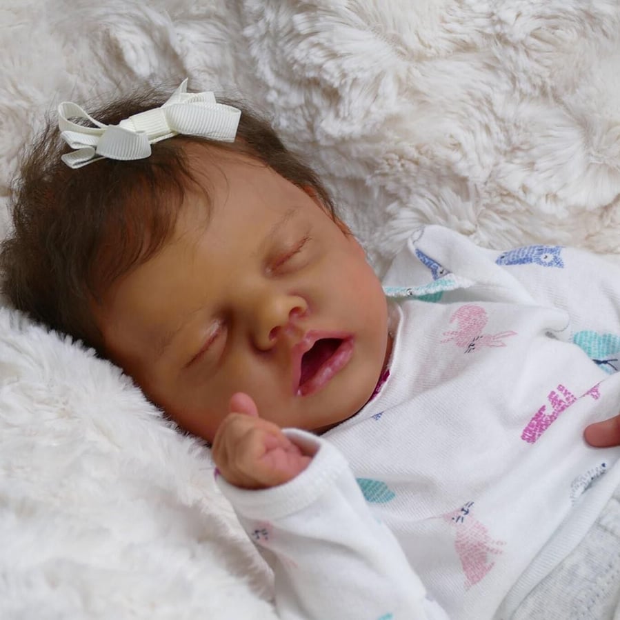 17 Zoll Jessie schlafende Reborn Babypuppen Mädchen mit kurzen Haaren