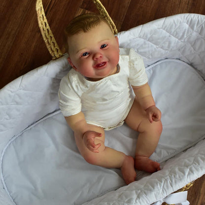 24 Zoll/60 cm Gill Reborn Puppe mit offenen Augen - Kodi