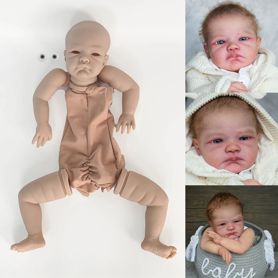20 Zoll unbemaltes Reborn Puppen kit- August Wach