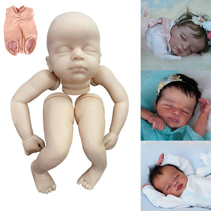 20 Zoll unlackierter Reborn-Coco-Puppen kit mit geschlossenen Augen