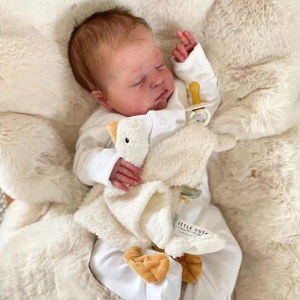 19 Zoll realistische Elroy Reborn Puppe mit geschlossenen Augen