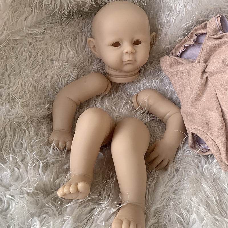 22 Zoll Archie unbemaltes Reborn Puppe Kit mit offenen Augen