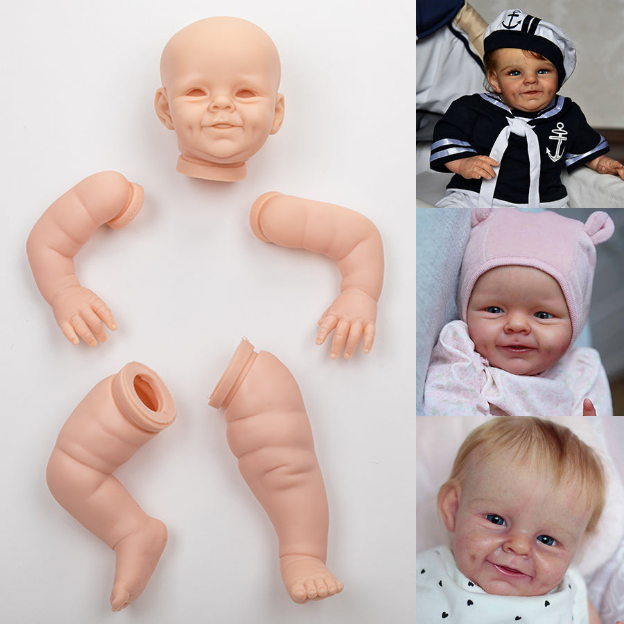 21 Zoll süße Shaya DIY Leeres unbemaltes Reborn Puppe Kit