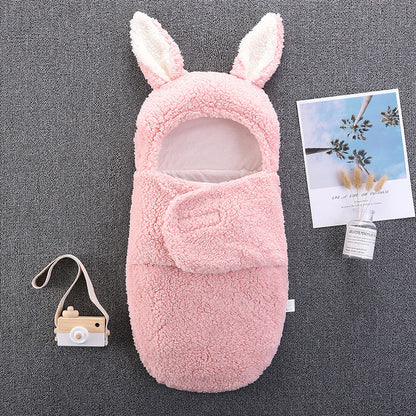 Plüsch Große Ohren Babyschlafsack für 16-24 Zoll Reborn Puppen