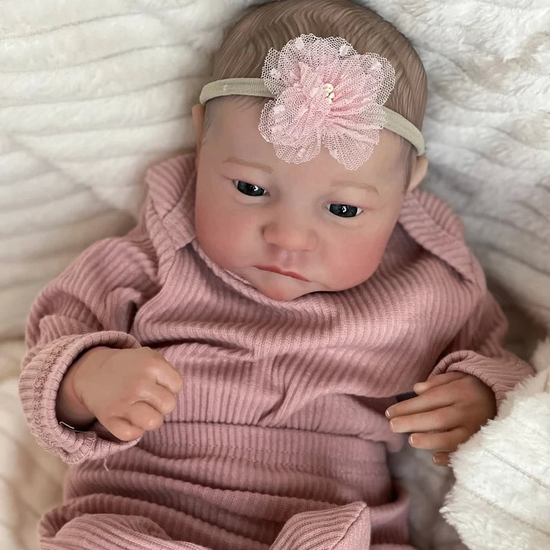 Beryl 18 Zoll realistische Reborn Puppen Mädchen mit offenen Augen