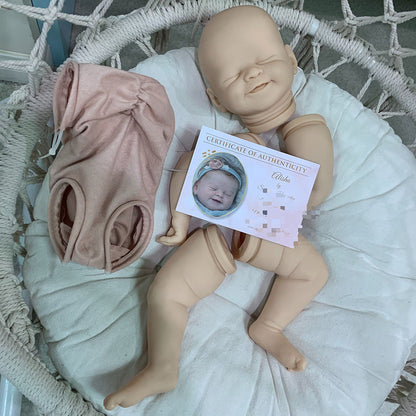 21 Zoll Alisha Lächelndes Gesicht DY Blanc Reborn Baby Kit