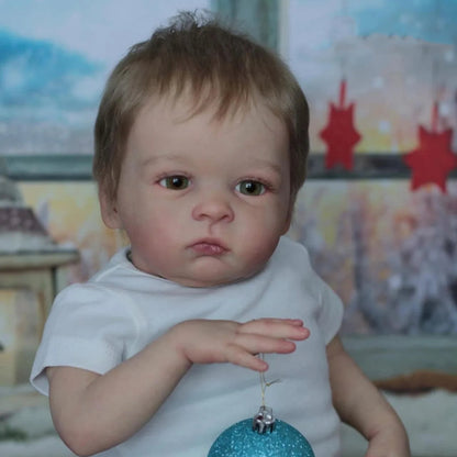 22 Zoll Augen auf Reborn puppen-Oskar