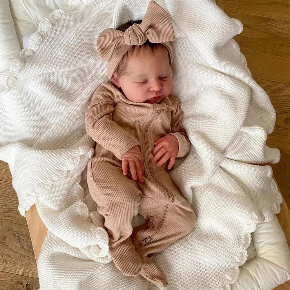 20 Zoll Avery Geschlossene Augen Rebornpuppen Mädchen-Laura