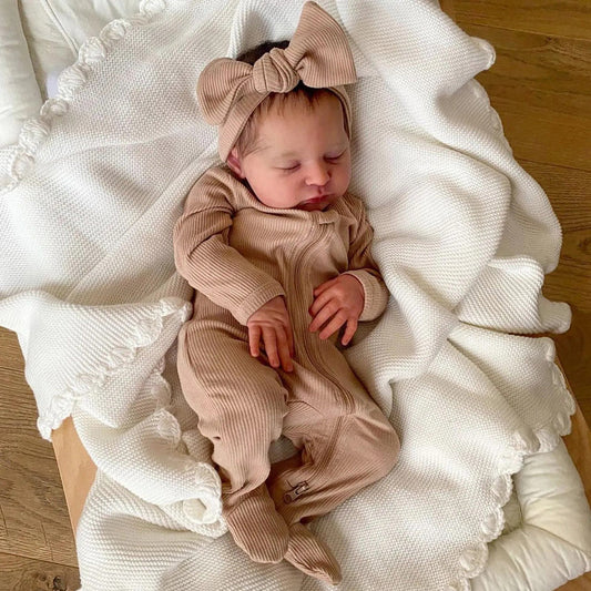 20 Zoll Avery Geschlossene Augen Rebornpuppen Mädchen-Laura