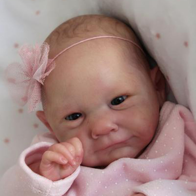 19 Zoll Ava unbemaltes Reborn Puppe Kit mit offenen Augen