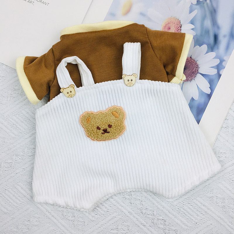 Zweiteiliges Oberteil-Overall-Set für 30 cm Reborn Babypuppen