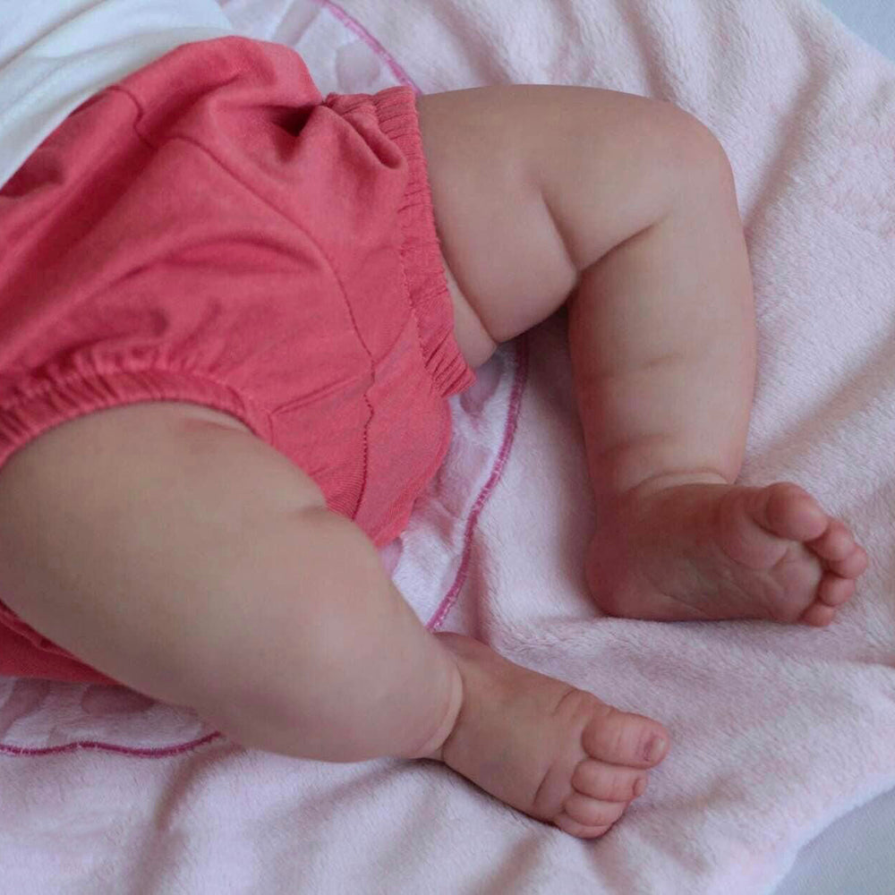 20 Zoll Reborn Puppen mit geschlossenen Augen-Peaches