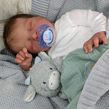 18 Zoll Jared Verwurzeltes Haar Reborn puppen-Jude