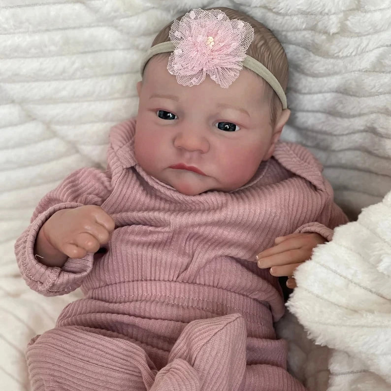 Beryl 18 Zoll realistische Reborn Puppen Mädchen mit offenen Augen