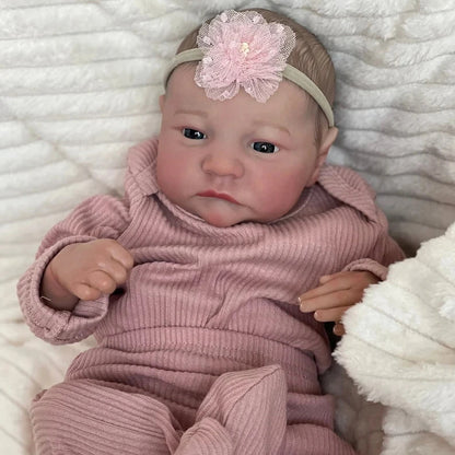 Beryl 18 Zoll realistische Reborn Puppen Mädchen mit offenen Augen