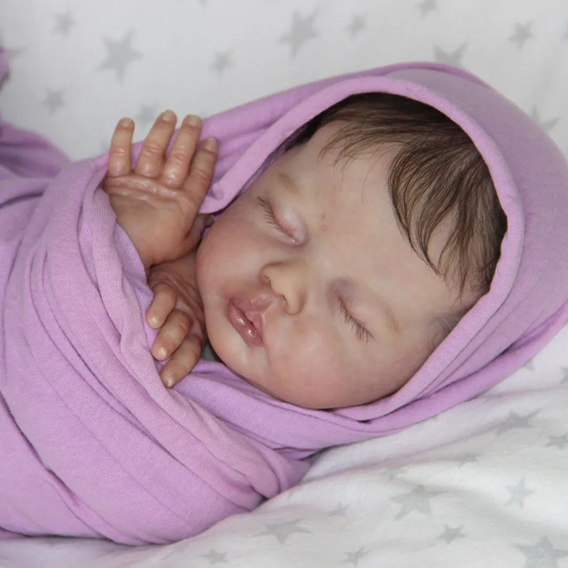 18 Zoll Delilah Schließen Sie die Augen DIY Reborn Kit