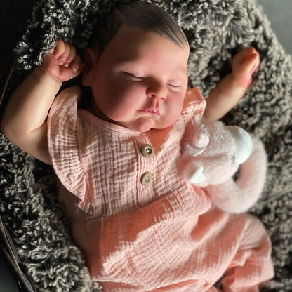 20 Zoll Yvette lebensechte wiedergeborene Babypuppen- Peaches