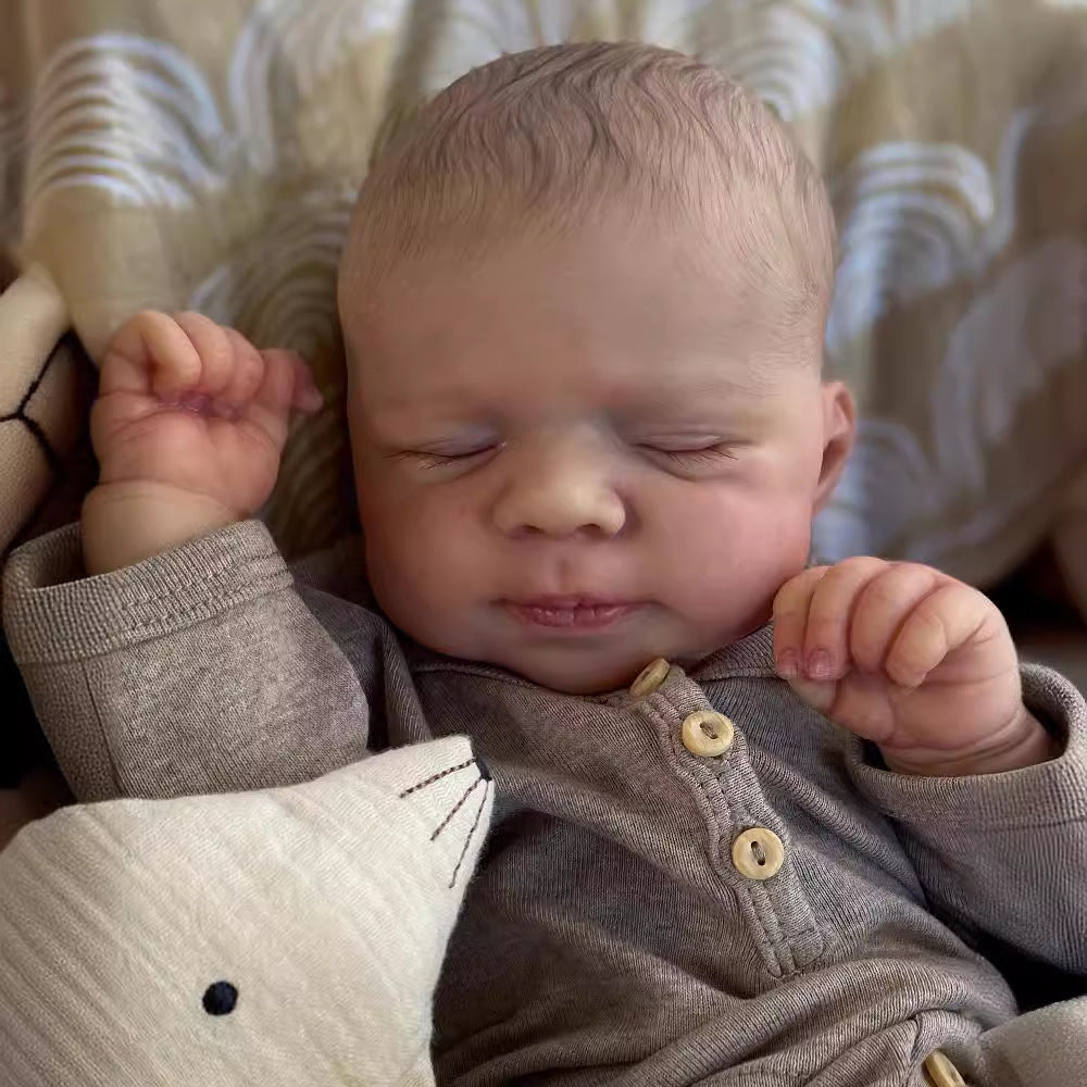 19 Zoll realistische Gail Geschlossene Augen Reborn Puppen-Pascale