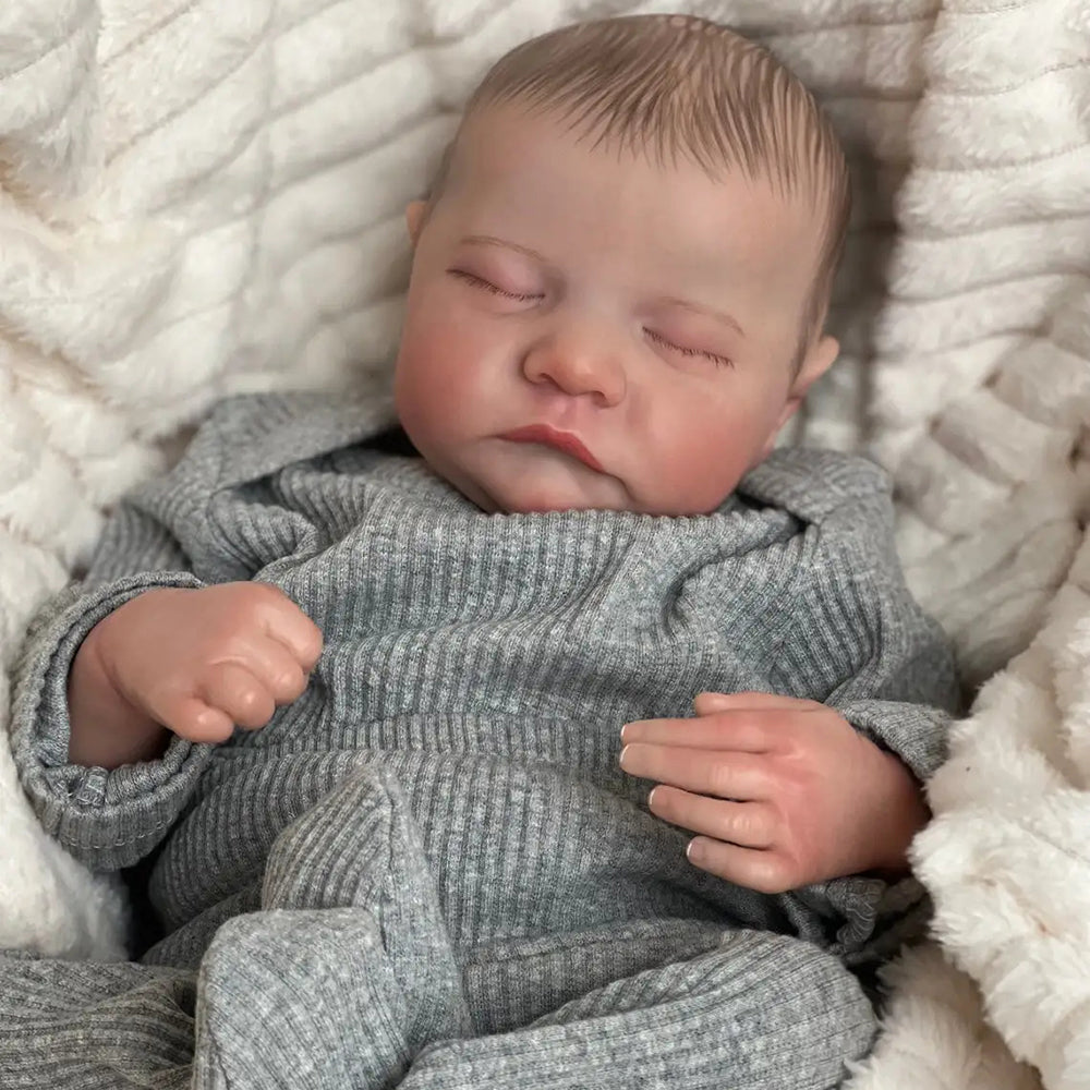 18 Zoll Lebensechte Webster Reborn puppe Junge/Mädchen-Levi