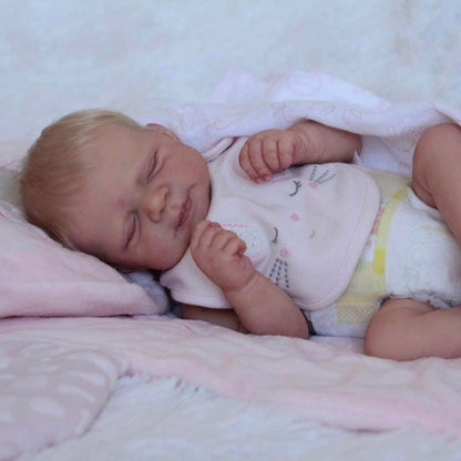 19 Zoll Realistische Blonde Haar Reborn Puppen
