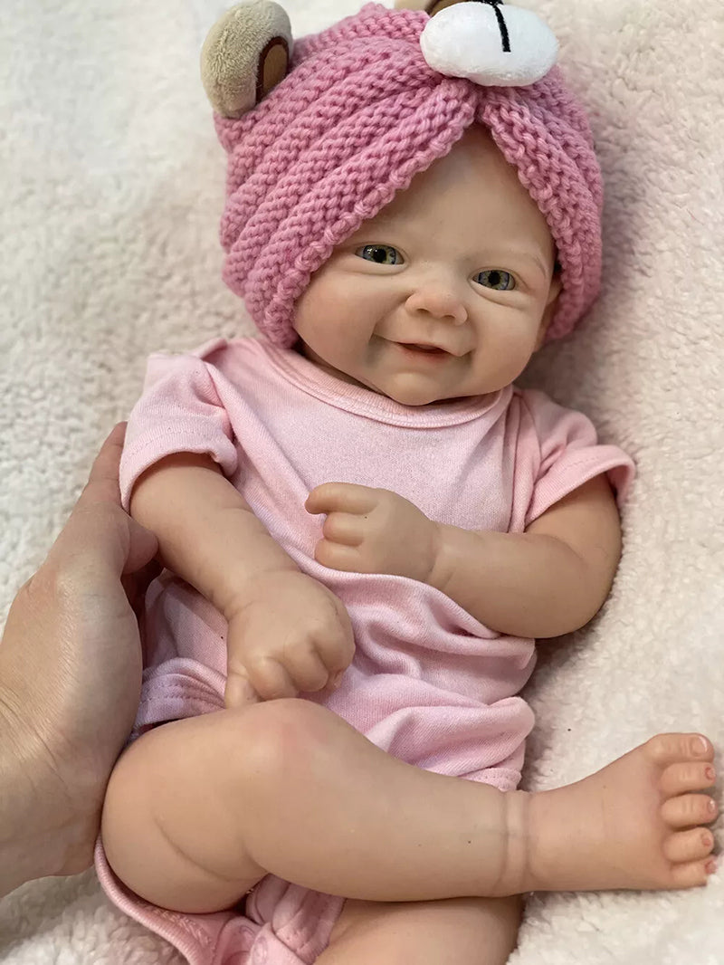 Veromca 19 Zoll Reborn Babypuppen mit offenen Augen - Vivienne