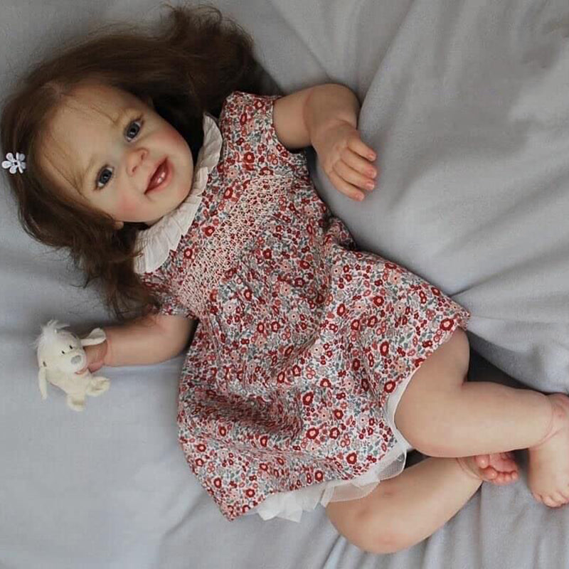 24 Zoll realistische Judy Reborn Puppen Mädchen-Yannik