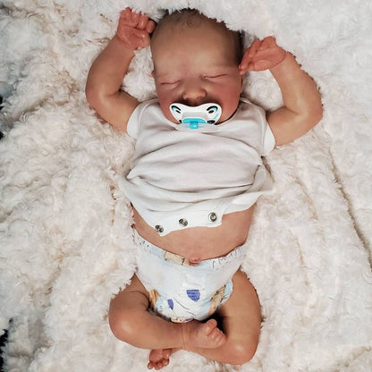18 Zoll Grant Augen schließen Reborn Puppe Junge-Levi