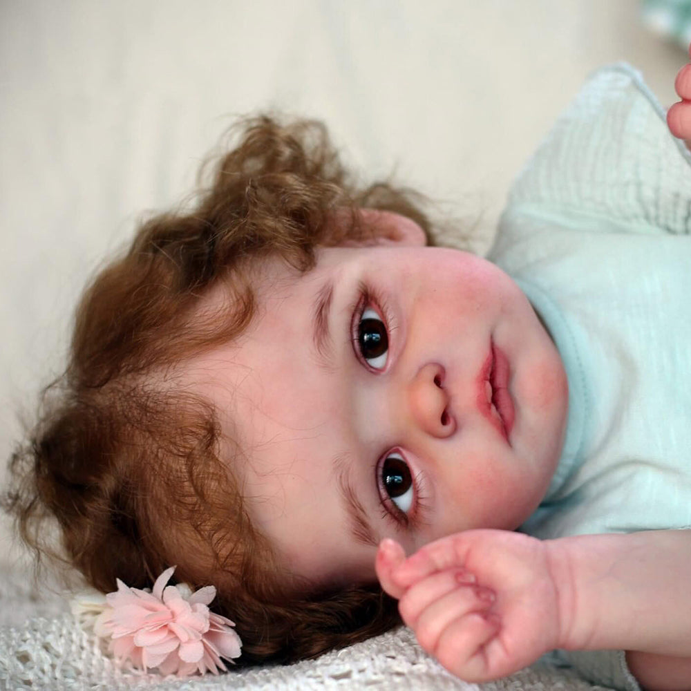 19 Zoll Tracy Blaue Augen Mädchen-Rebornpuppen - Joleen