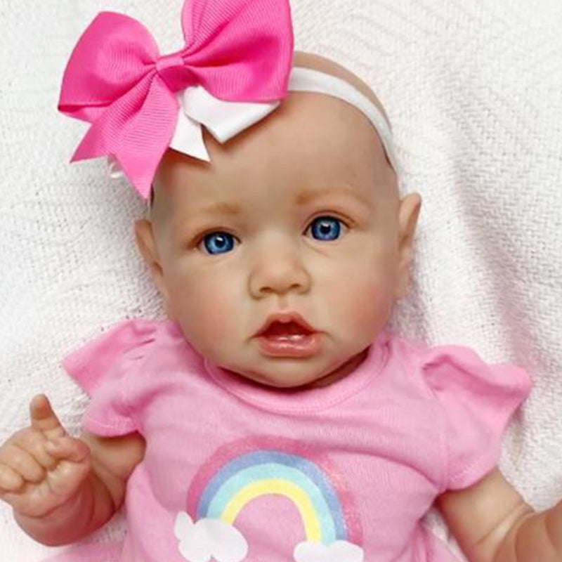 Realistische Reborn-Babypuppe Natalie 22 Zoll - Saskia