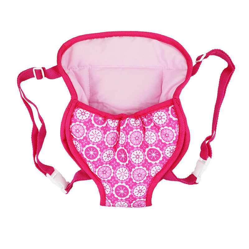Niedlicher Babytrage-Rucksack für 16–20 Zoll Reborn-Puppen