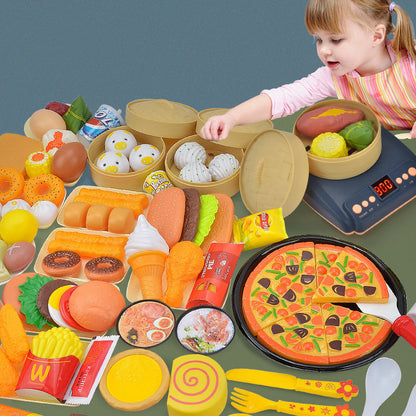 Kinderspielhaus Simulation Küchenspielzeug 89-teiliges Set
