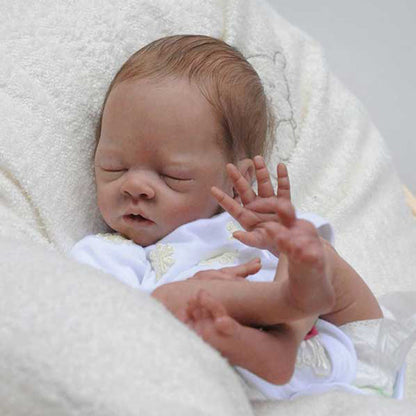 16 Zoll Gänseblümchen Geschlossene Augen DIY leeres Reborn Baby Kit