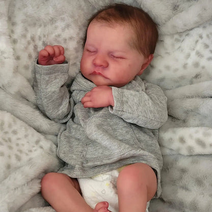 18 Zoll Borg lebensechte Reborn puppe Junge-Levi