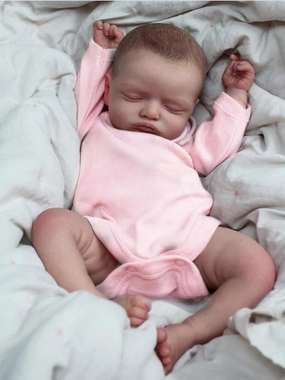 20 Zoll süße Rosalie Reborn Puppen Mädchen in rosa Kleidung