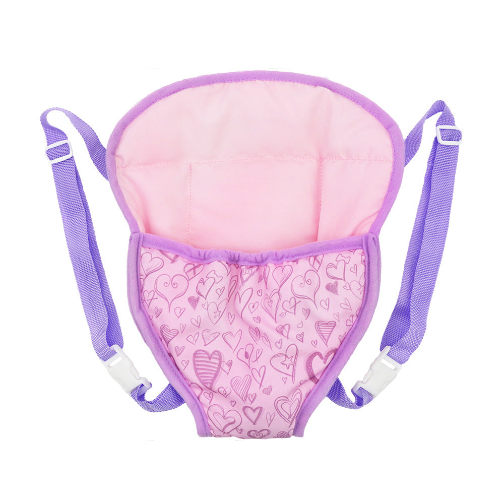 Niedlicher Babytrage-Rucksack für 16–20 Zoll Reborn-Puppen