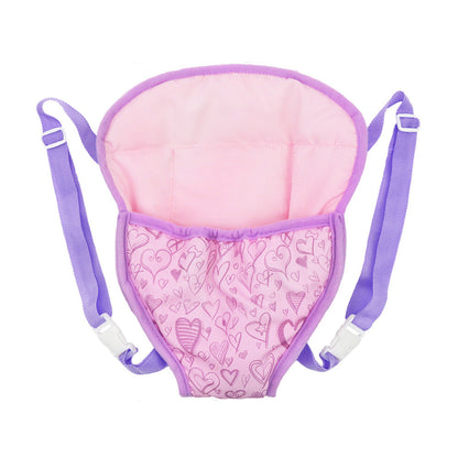 Niedlicher Babytrage-Rucksack für 16–20 Zoll Reborn-Puppen