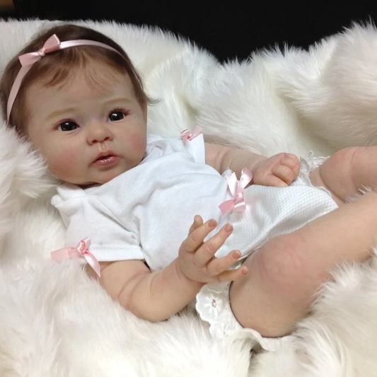 20 Zoll lebensechte Reborn Puppen mit offenen Augen Grace - Raven