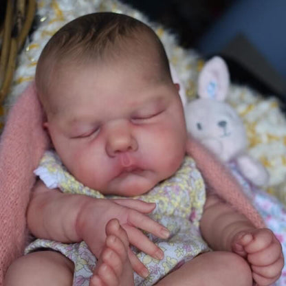 19 Zoll realistische Novia Reborn Puppe mit geschlossenen Augen