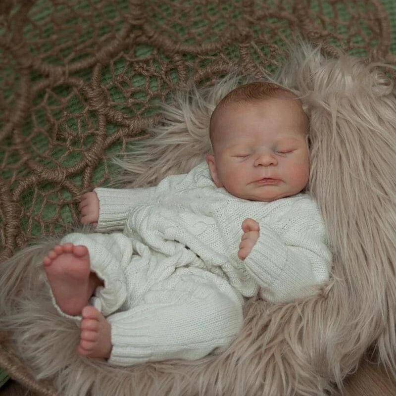 21 Zoll realistische Nydia Geschlossene Augen Rebornpuppen-Timothy