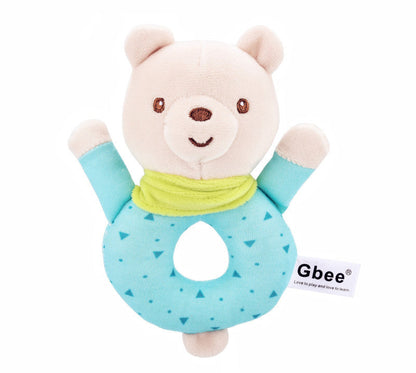 Farbige Strickstoff Hand Ring Baby Komfort Spielzeug