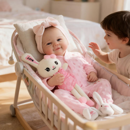 19 Zoll Reborn-Puppe mit offenen Augen und weichem Körper – Vivienne