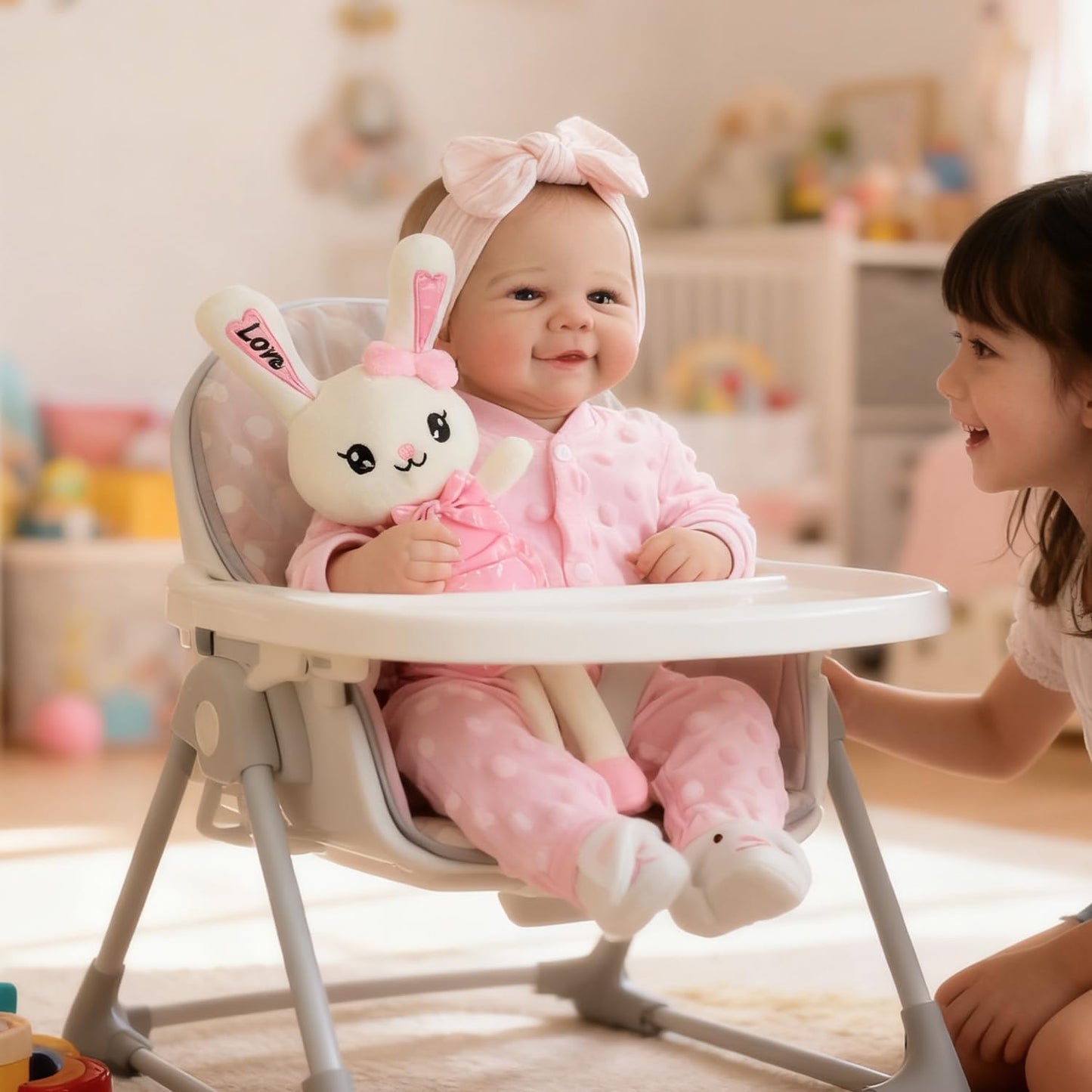 19 Zoll Reborn-Puppe mit offenen Augen und weichem Körper – Vivienne