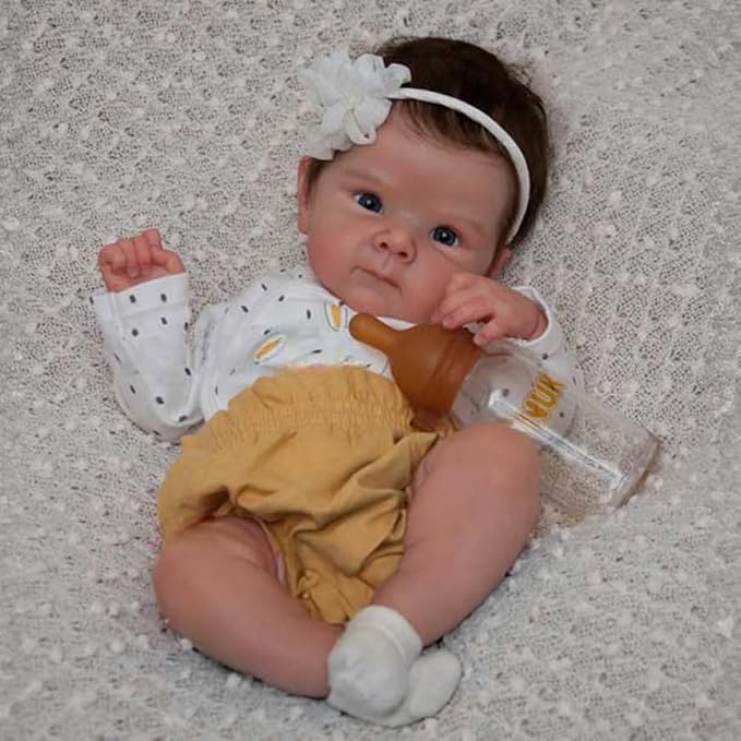 18 Zoll Adair offene Augen kurze Haare Reborn Puppen Mädchen-Bettie