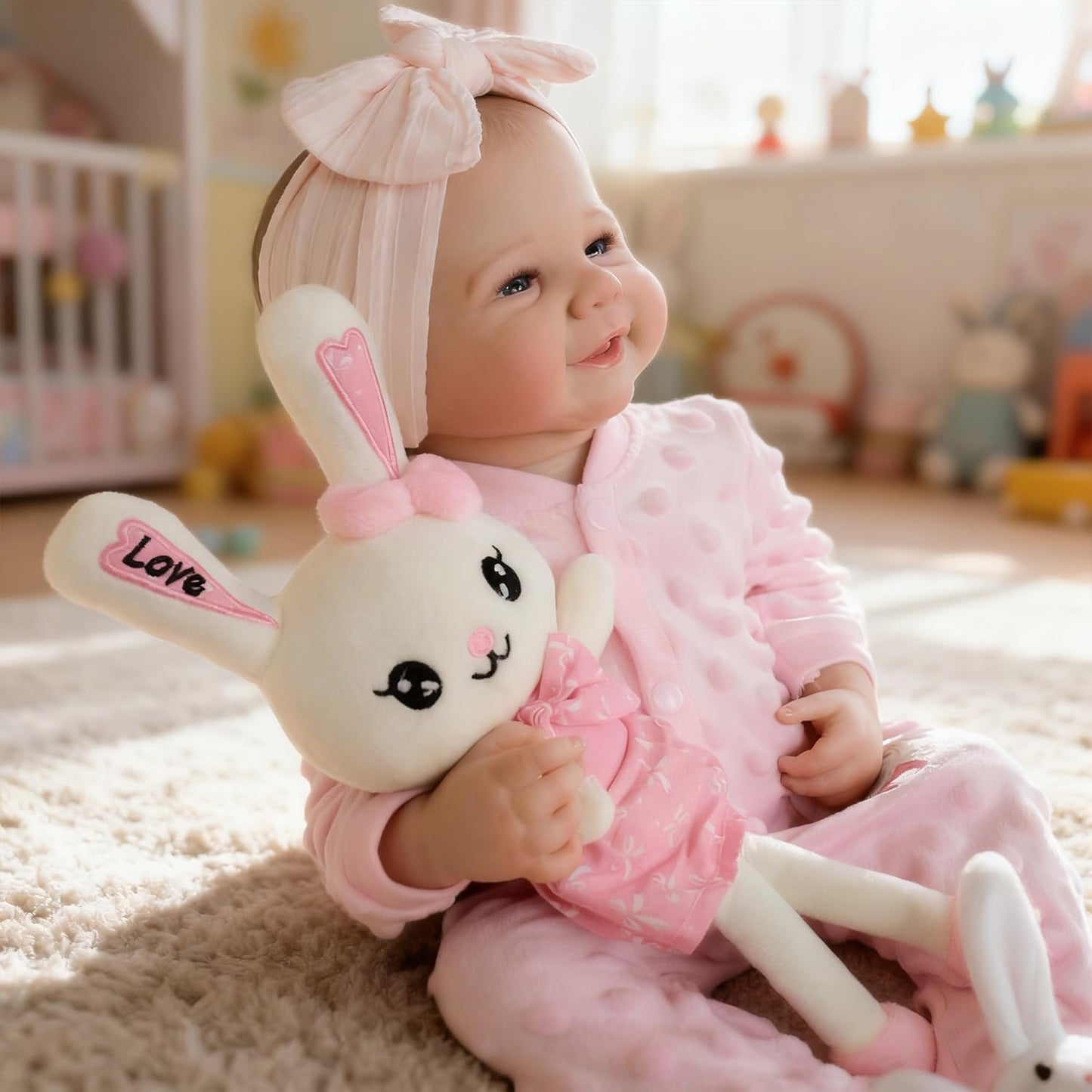19 Zoll Reborn-Puppe mit offenen Augen und weichem Körper – Vivienne