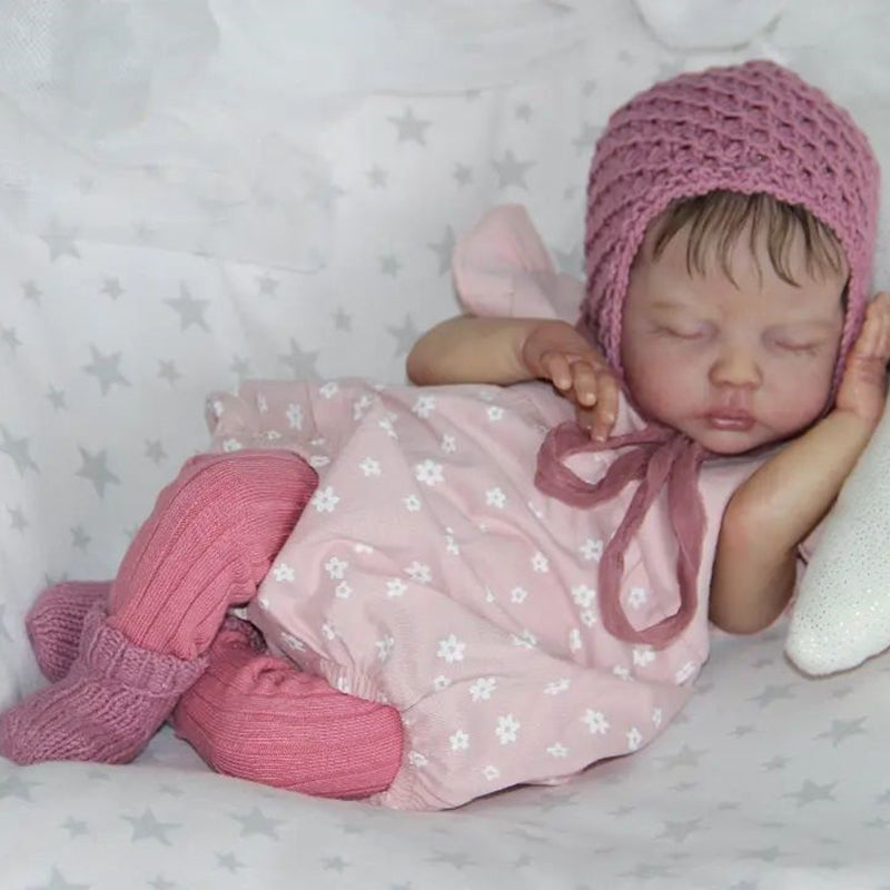 18 Zoll Delilah Schließen Sie die Augen DIY Reborn Kit