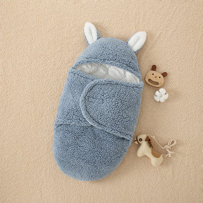 Plüsch-Schlafsack mit großen Ohren für 16-24 Zoll Reborn Puppen