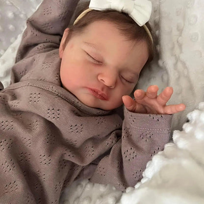 20 Zoll Susanna Geschlossene Augen Reborn Puppen Mädchen-Laura